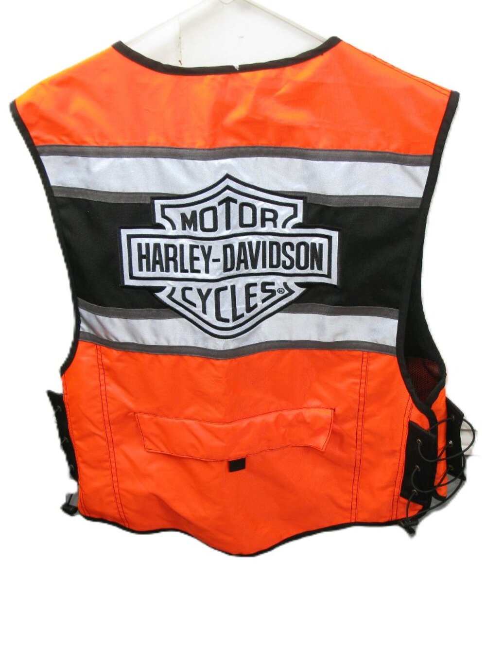 Harley Davidson Men's Reflective Zip Front Vest Size Large